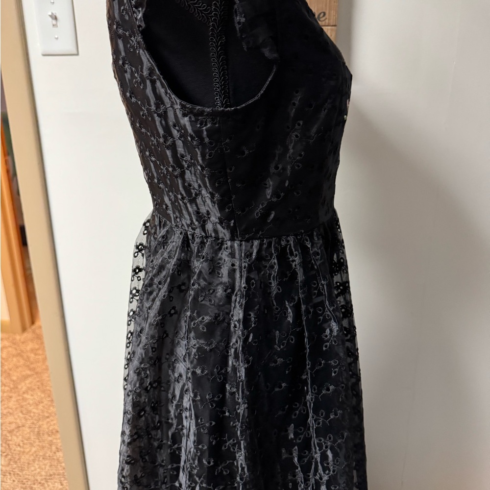 Delia’s black dolls kill floral embroidered Tulle gothic maxi dress NWT🐸 - Picture 9 of 12